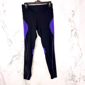ALALA workout leggings purple black athletic